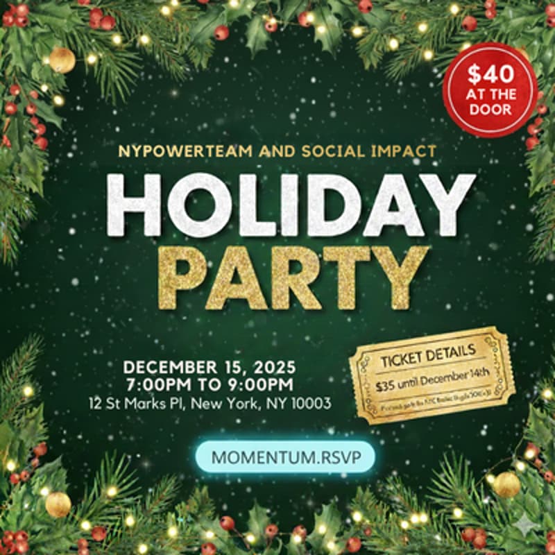 Cover Image for NY Powerteam & Success Circles Party for a Cause!