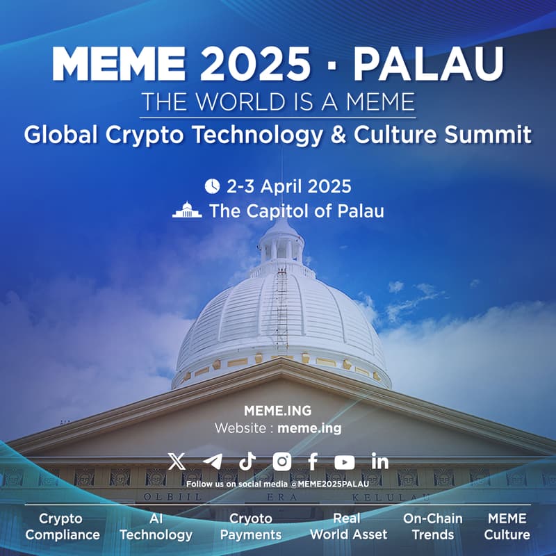 Cover Image for MEME 2025 · PALAU：Global Crypto & Culture Summit
