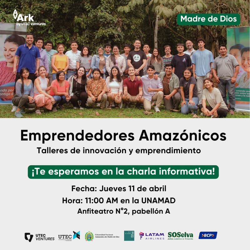 Cover Image for Charla Informativa: Emprendedores Amazónicos Madre de Dios