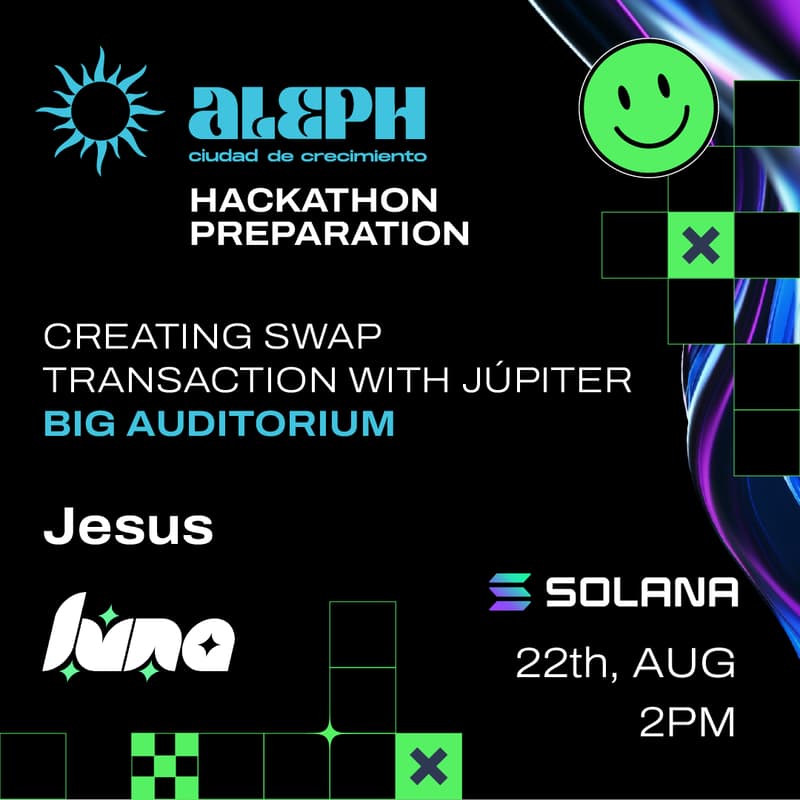 Cover Image for Creating Swap transaction with Júpiter                         feat. Luna AI