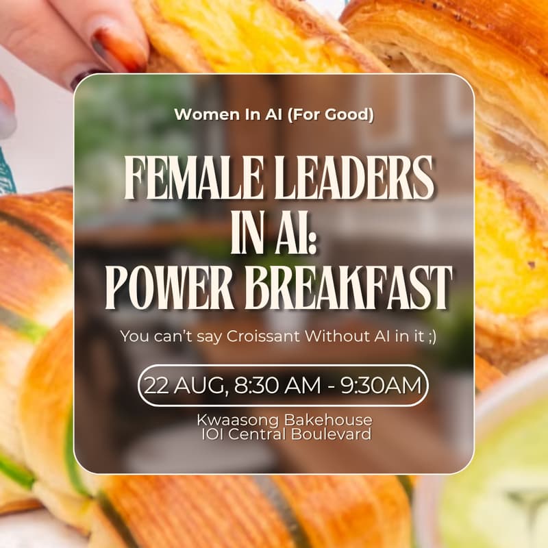 Cover Image for Female leaders in AI: Power Breakfast meet up