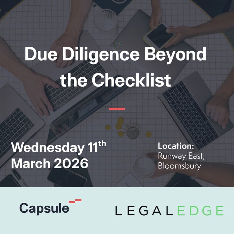 Cover Image for Due Diligence Beyond the Checklist