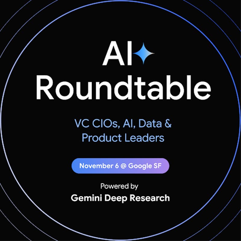 Cover Image for AI Innovation Roundtable  |  Focused on Gemini Deep Research