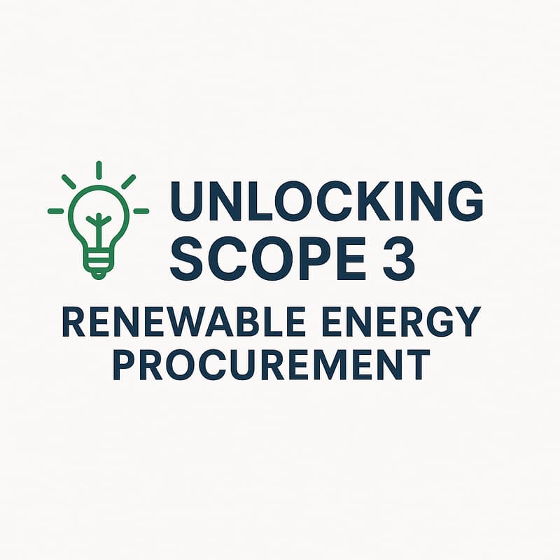 Cover Image for Unlocking Scope 3: A New Model for Renewable Procurement