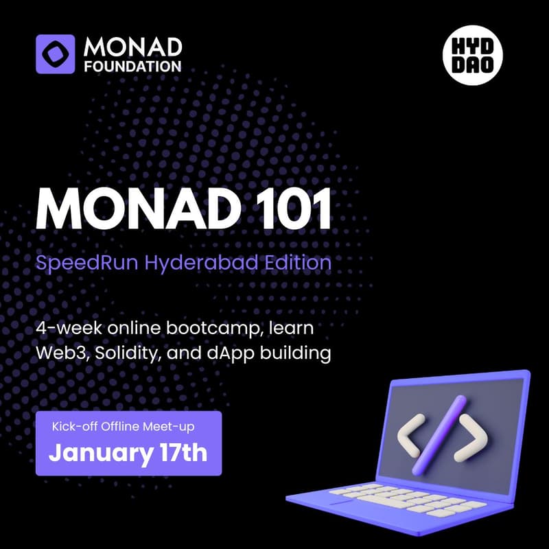 Cover Image for Monad 101: SpeedRun (Hyderabad Edition)