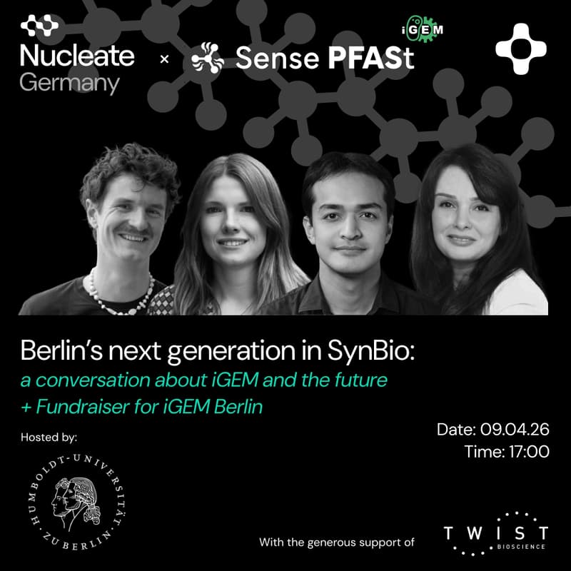 Cover Image for Nucleate Germany x Sense PFASt (Berlin iGEM)