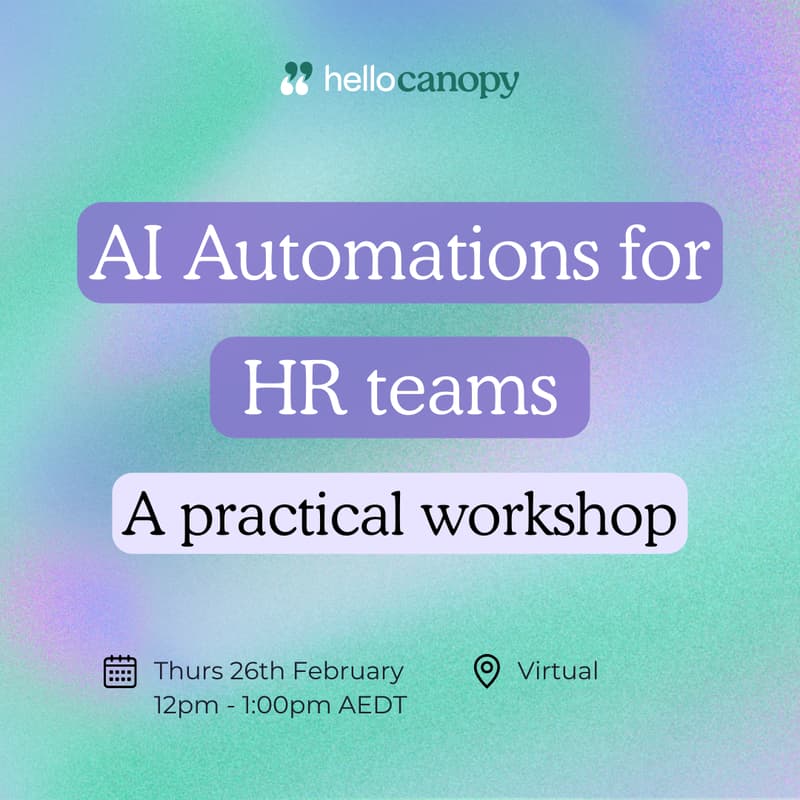 Cover Image for AI Automations for HR: A practical workshop