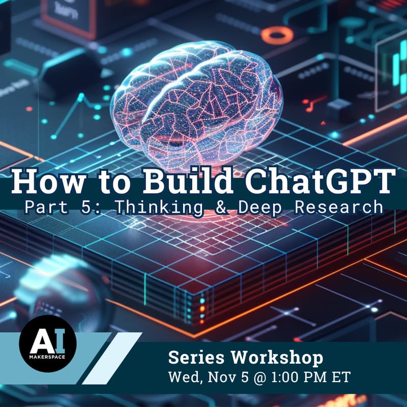 Cover Image for How to Build ChatGPT - Part 5: Thinking & Deep Research