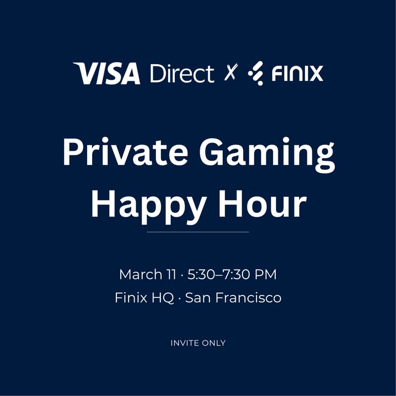 Cover Image for Visa Direct × Finix Private Gaming Happy Hour