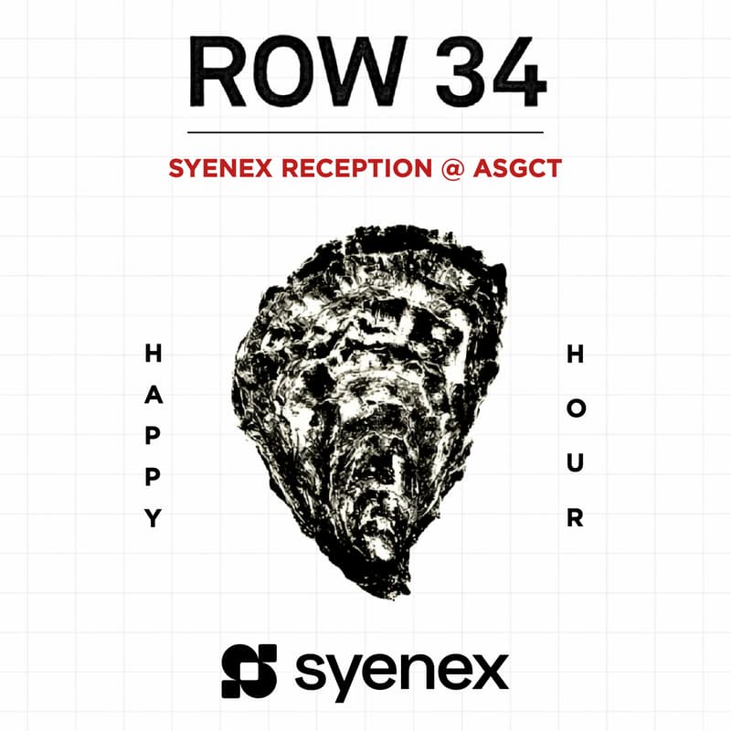 Cover Image for Syenex: Cocktail Reception (ASGCT Week)