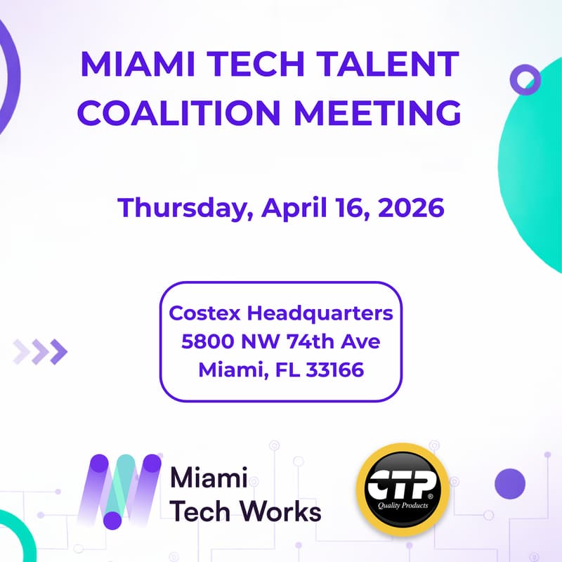 Cover Image for Miami Tech Talent Coalition Meeting