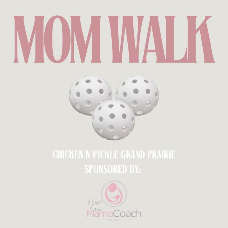 Cover Image for Mom Walk and Pickleball Sponsored by Doreen The Mama Coach