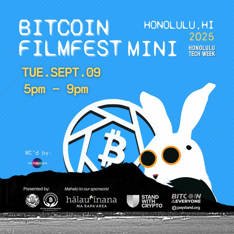 Cover Image for Bitcoin FilmFest Mini - Honolulu