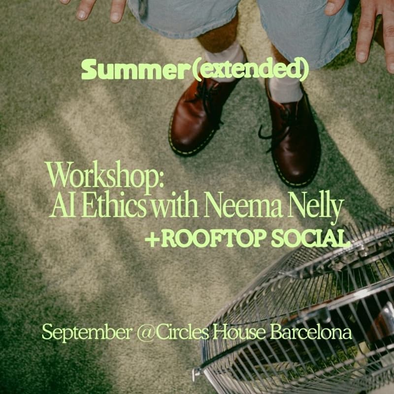 Cover Image for AI Ethics Workshop & Coworking + Rooftop Social with DJ ELOI