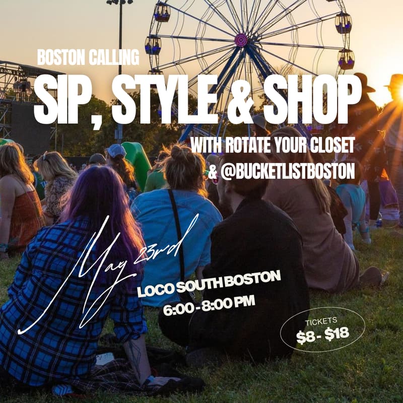 Cover Image for Sip, Style & Shop with Rotate + BucketlistBoston