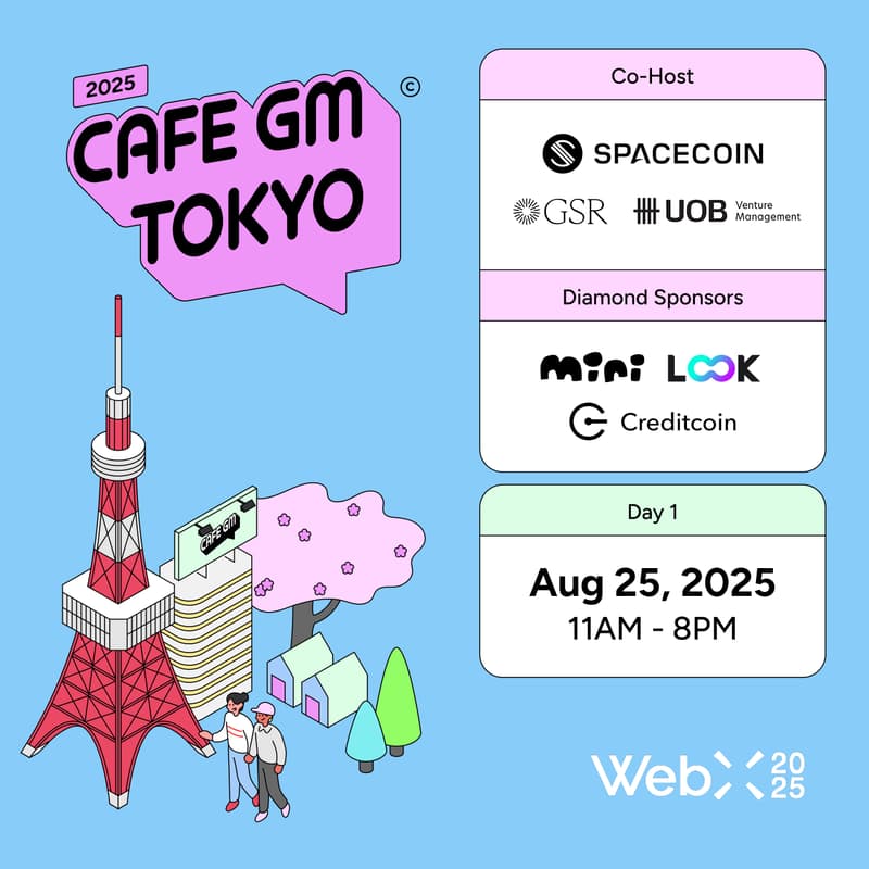 Cover Image for Cafe GM by Spacecoin & GSR & UOB Venture - DePIN & RWA & Web3 | Day1