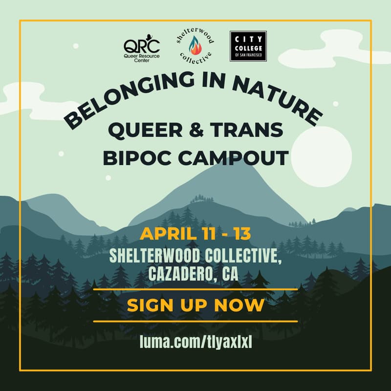 Cover Image for Belonging in Nature: Queer & Trans BIPOC Campout