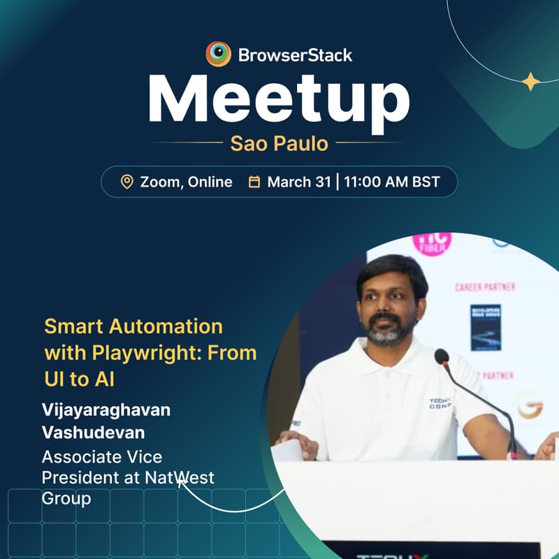 Cover Image for BrowserStack QA Online Meetup