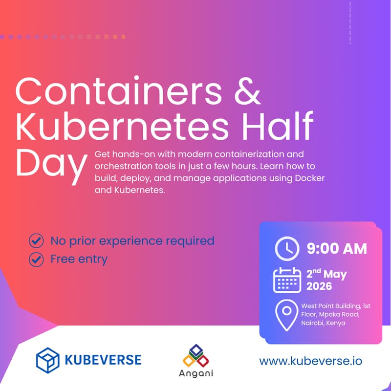 Cover Image for Containers & Kubernetes Half Day.