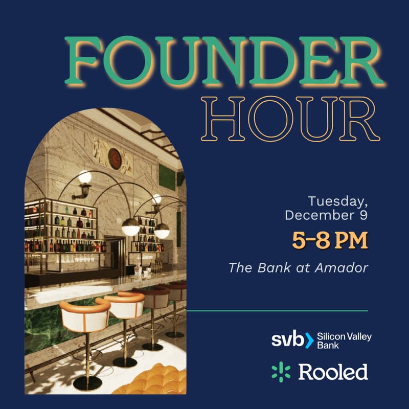 Cover Image for Founder Hour | Rooled + SVB