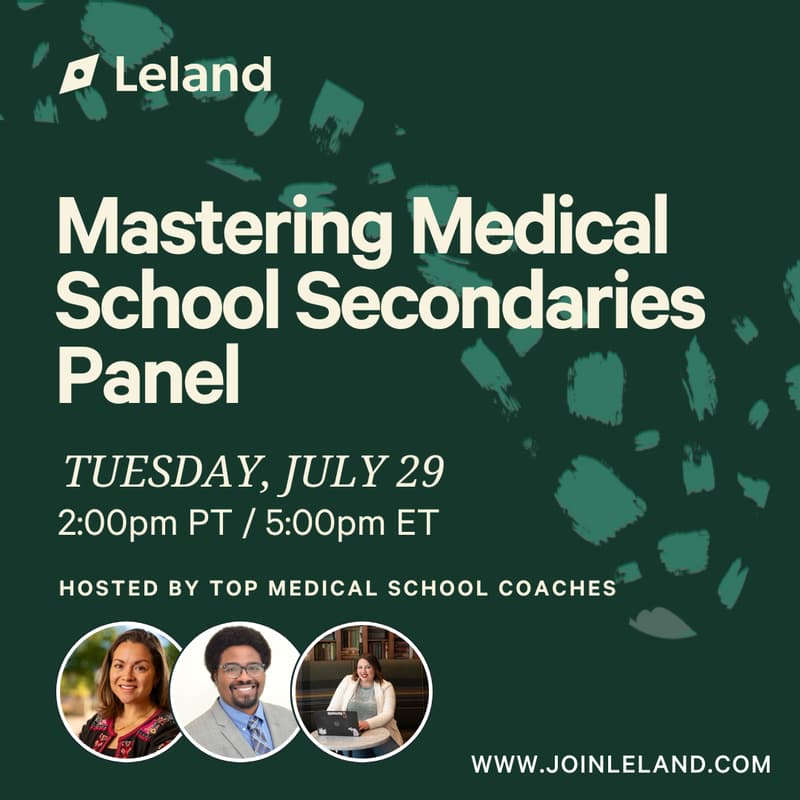 Cover Image for Mastering Medical School Secondaries Panel