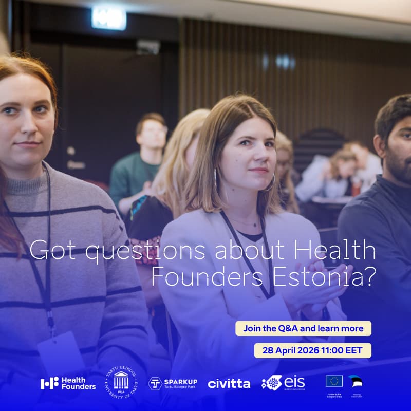 Cover Image for Health Founders Estonia open Q&A call