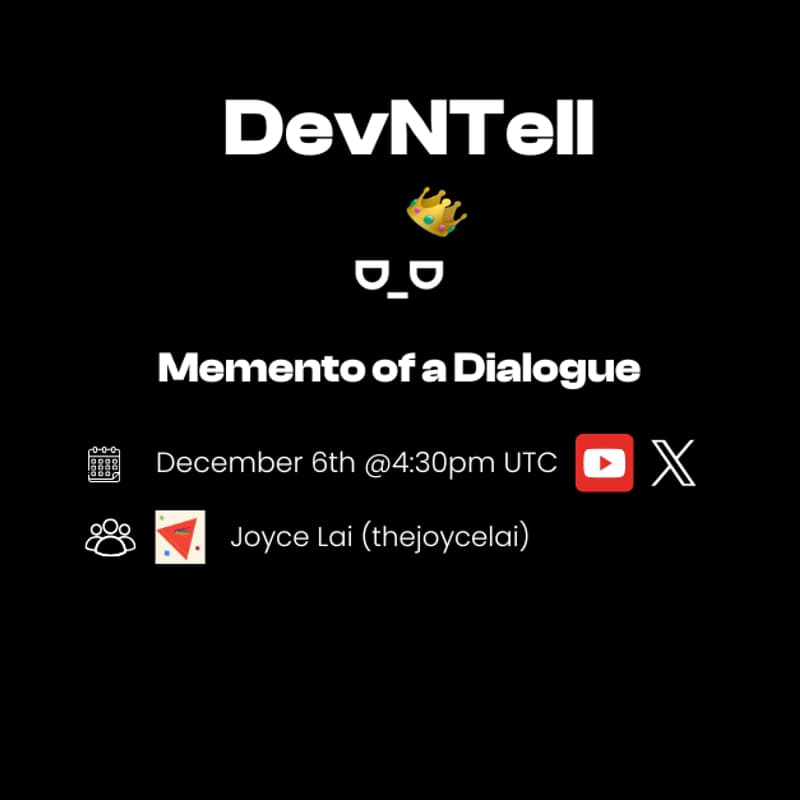 Cover Image for DevNTell - Memento of a Dialogue: Generative Art Powered by Real Ethereum Messages