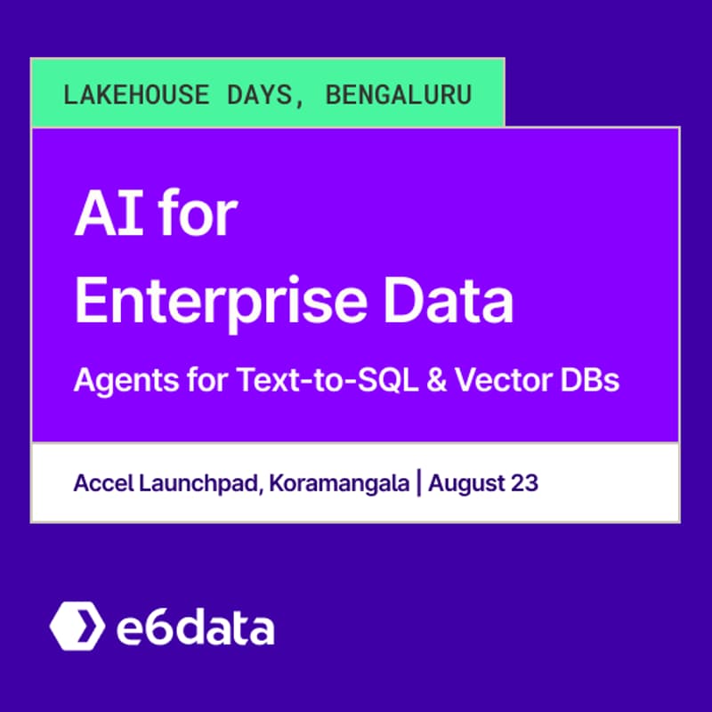 Cover Image for AI for Enterprise Data by Lakehouse Days