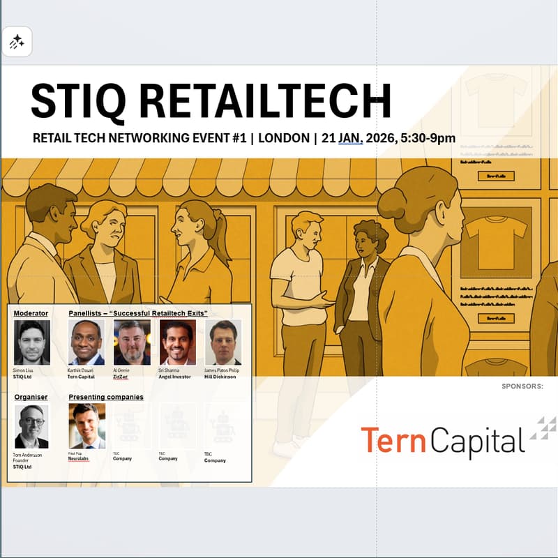 Cover Image for STIQ RETAILTECH evening networking event