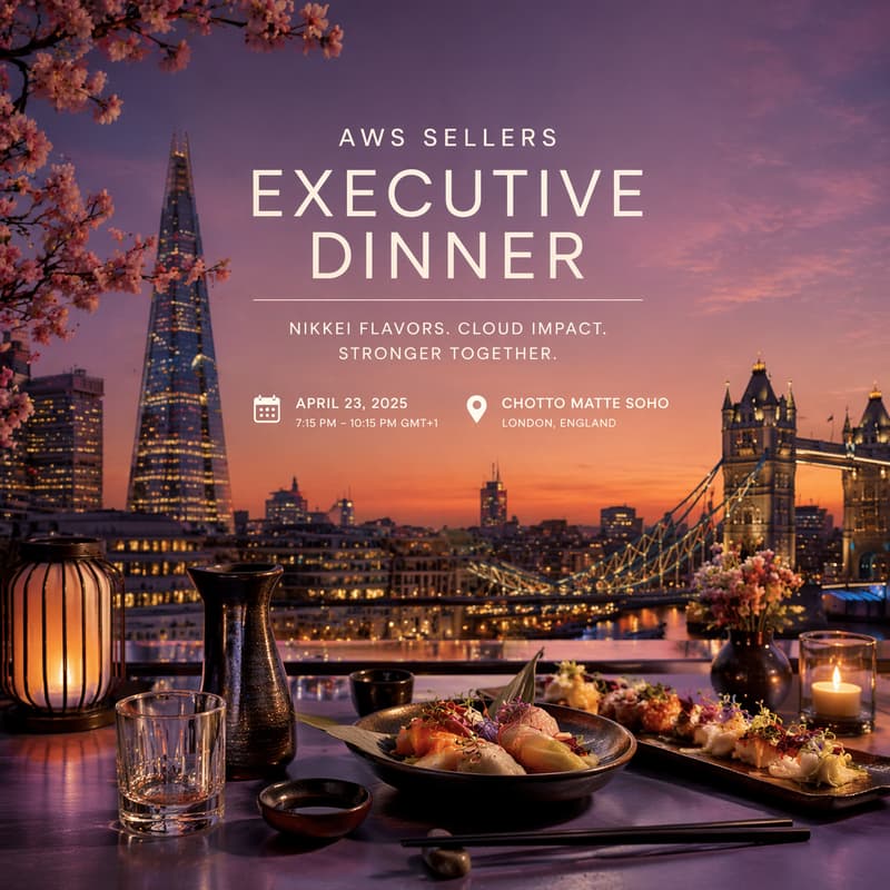 Cover Image for AWS Sellers Executive Dinner