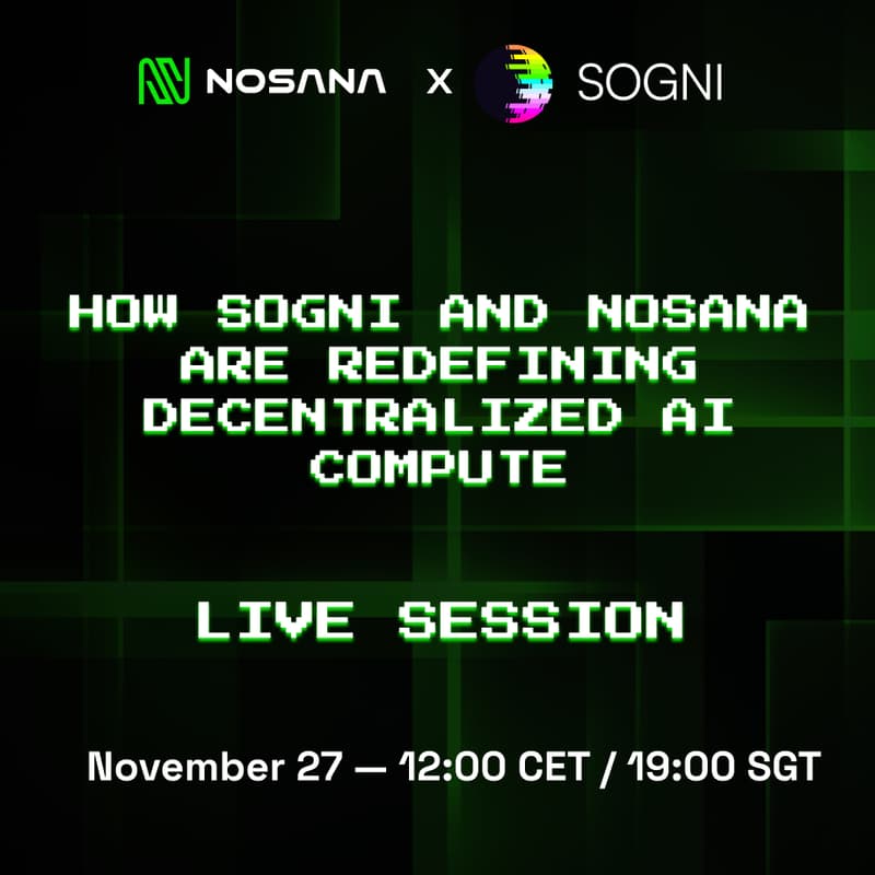 Cover Image for Powering Creative AI at Scale - How Sogni and Nosana Are Redefining Decentralized AI Compute