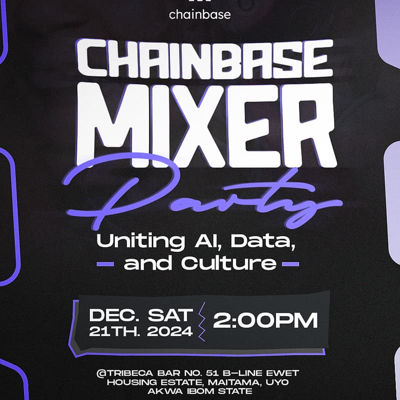 Cover Image for Chainbase Mixer Party: Uniting AI, Data, and Culture