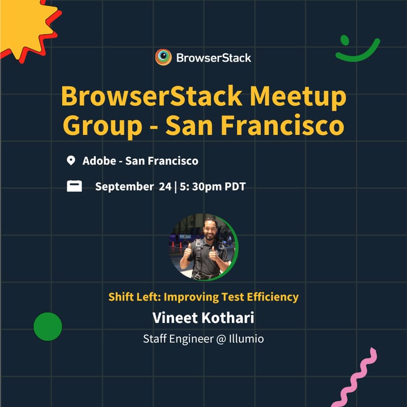 Cover Image for BrowserStack Software Testing and QA Meetup - September