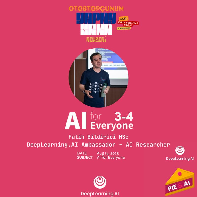 Cover Image for AI For Everyone - Türkçe Modül 3&4