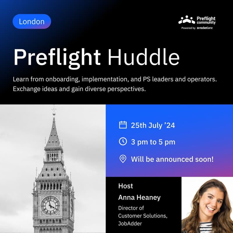 Cover Image for Preflight Huddle London