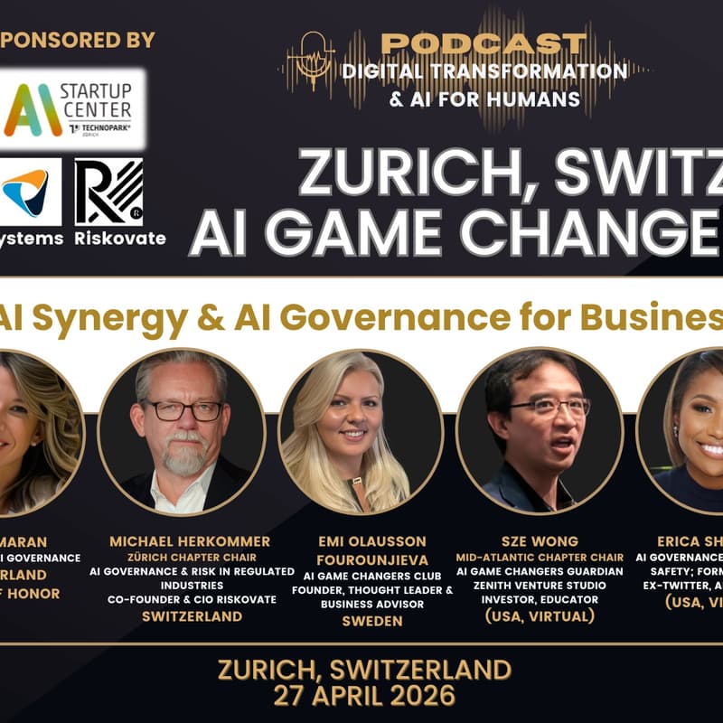 Cover Image for AI Game Changers Club | Zurich, Switzerland | Human–AI Synergy & AI Governance for Business Growth