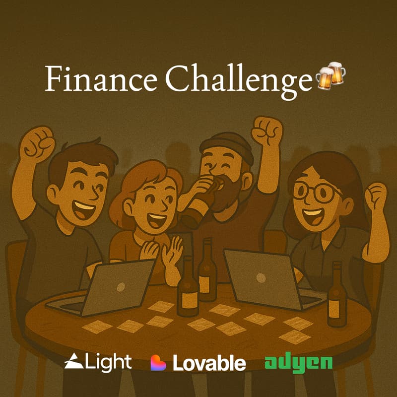 Cover Image for Light × Lovable x Adyen Finance Challenge🍻