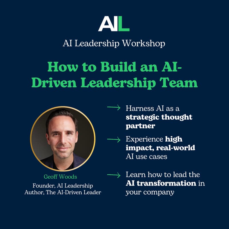 Cover Image for How to Build an AI-Driven Leadership Team