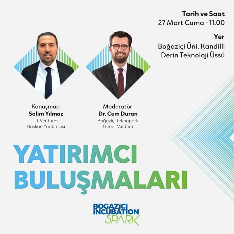 Cover Image for Boğaziçi Incubation: SPARK Yatırımcı Buluşmaları
