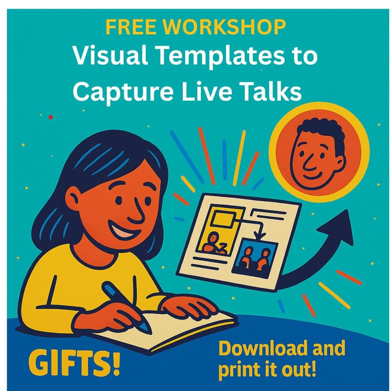 Cover Image for (FREE)Visual Templates to Capture LIVE Talks!
