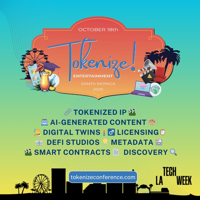 Cover Image for Tokenize! Entertainment #LATechWeek