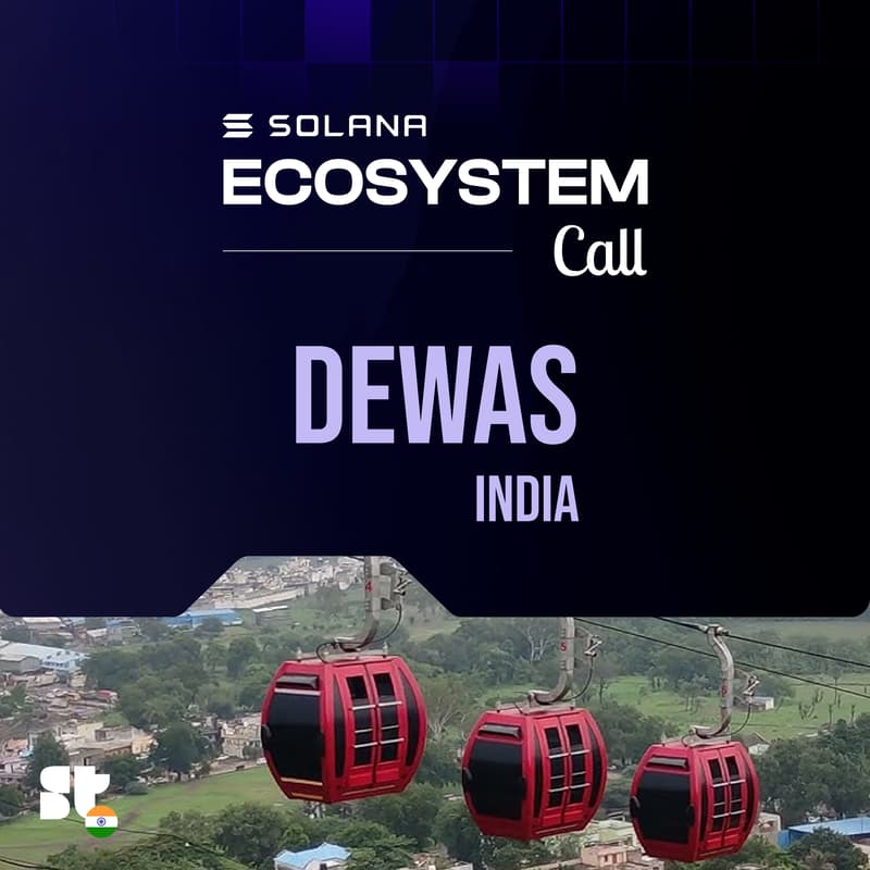 Cover Image for Solana Ecosystem Call IRL - Dewas, India