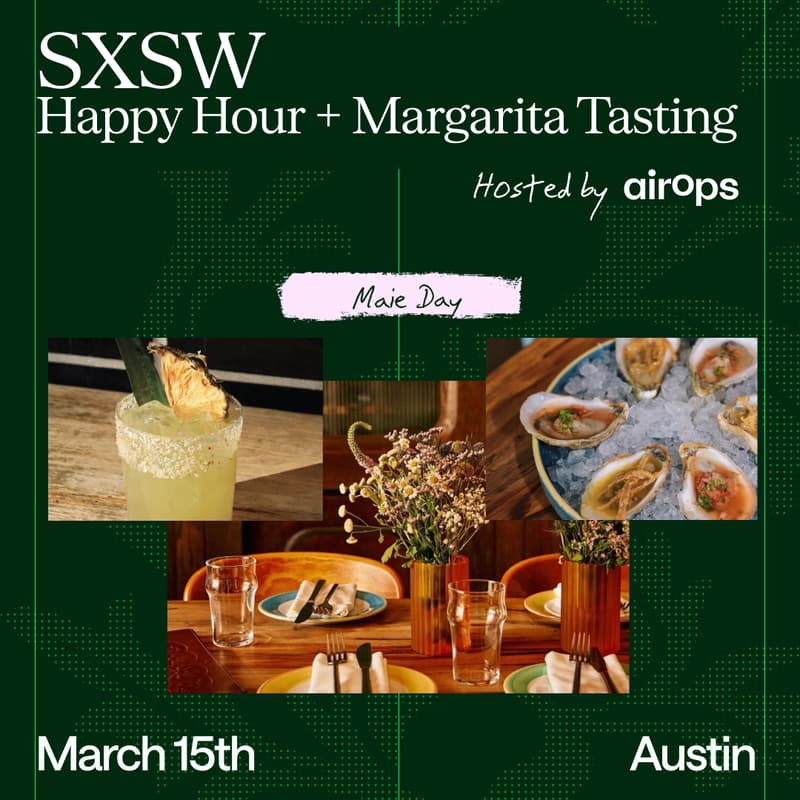 Cover Image for SXSW Marketing Leadership Happy Hour + Margarita Tasting