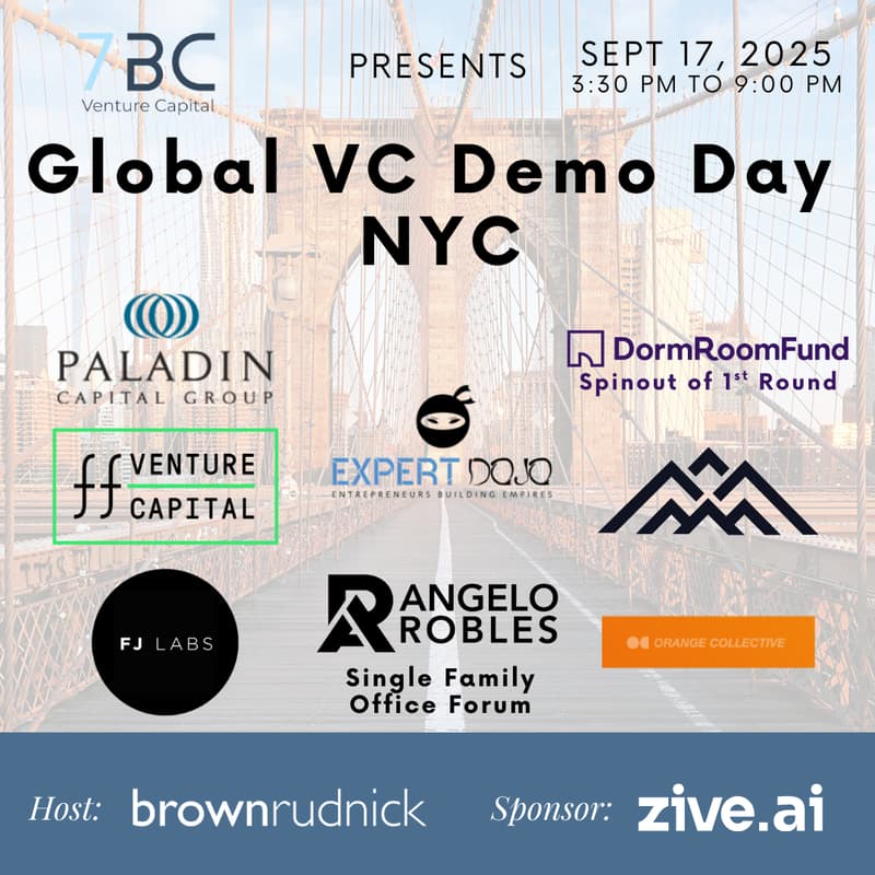 Cover Image for 7BC Global VC Demo Day New York