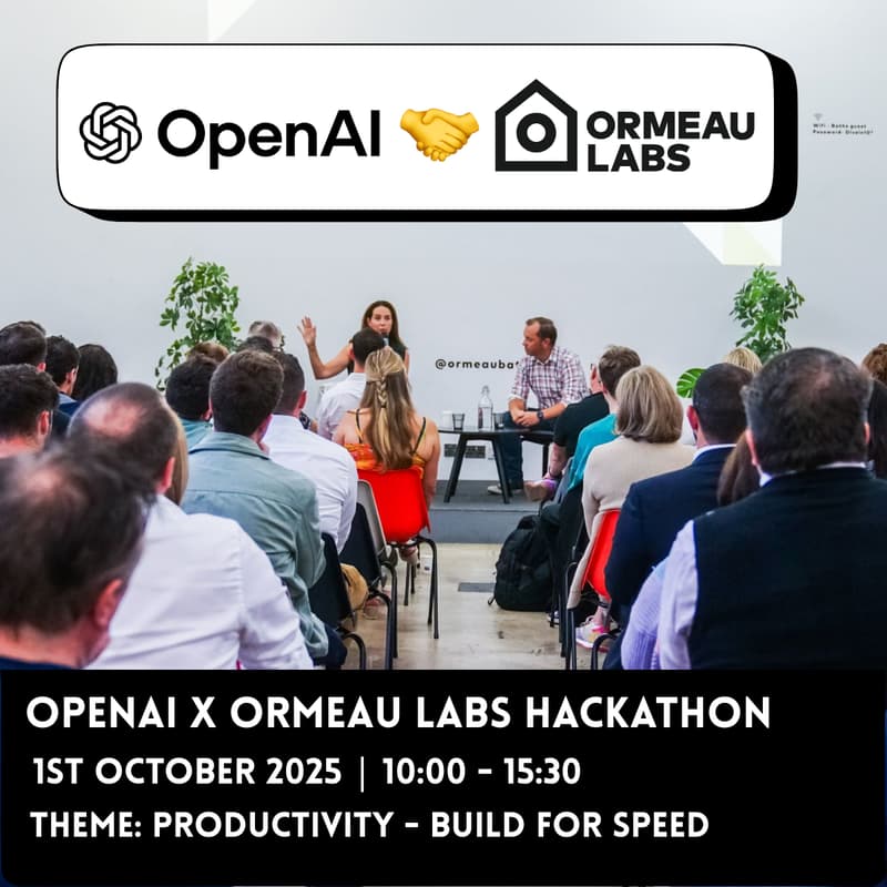 Cover Image for OpenAI x Ormeau Labs Hackathon