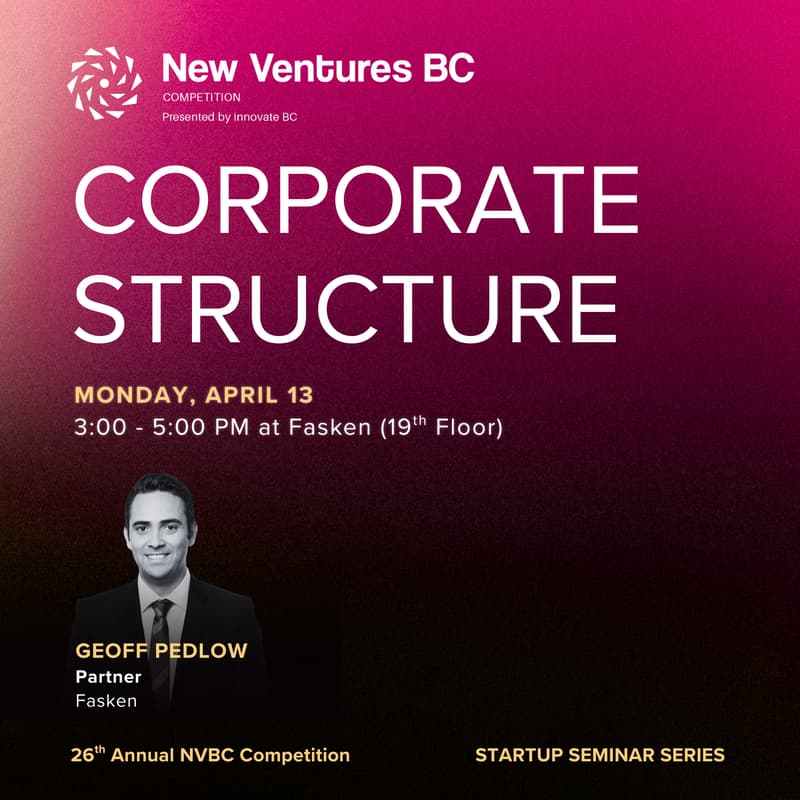 Cover Image for Startup Seminar Series: Corporate Structure