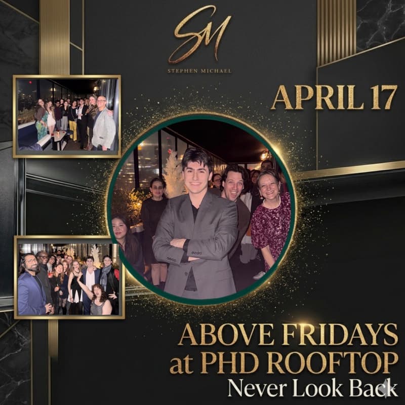 Cover Image for Above Fridays at PhD Lounge | Never Look Back