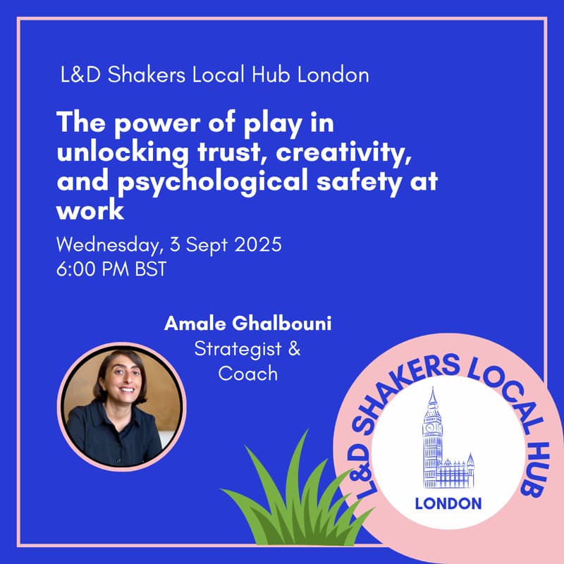 Cover Image for London L&D Shakers Meetup #35