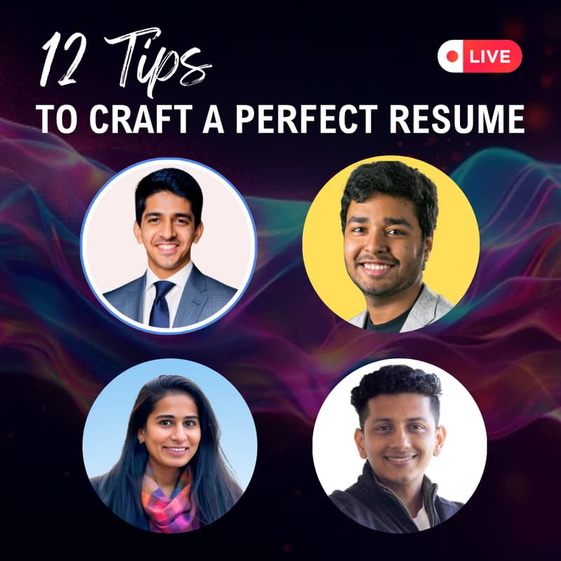 Cover Image for 12 Tips to craft a PERFECT Resume