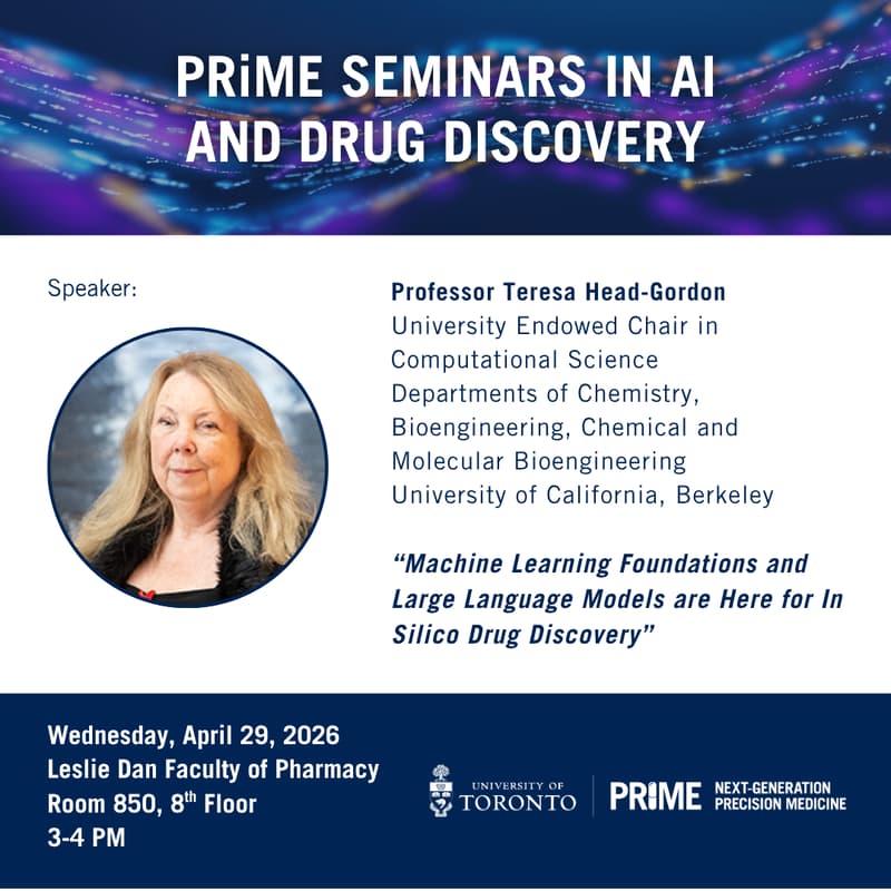 Cover Image for PRiME Seminars in AI and Drug Discovery